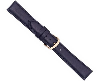 Uhrenarmband Kalbsleder Kalb Dunkelblau Herzog 20573G