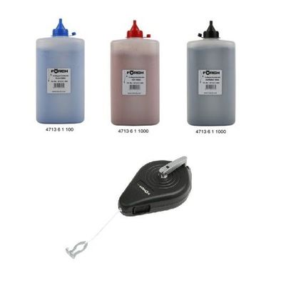 Förch Schlagschnurkreide-Paket 4-tlg
