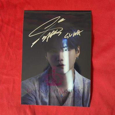 BTS Suga 7inches Autograph