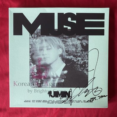 BTS Jimin Muse Album Blooming Version Autographed