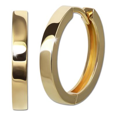 GoldDream Gelbgold Creole 333 gelb gold Damen poliert Ohrringe GDO5659Y