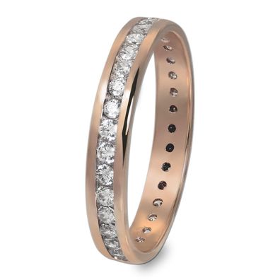 GoldDream Ring Damen Gr. 58 333er rosegold rosegold Ringschmuck GDR520E58