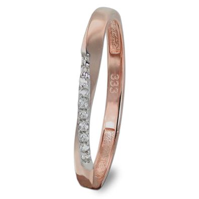 GoldDream Ring Damen Gr. 60 Swing 333er rosegold rosegold Ringschmuck GDR523E60