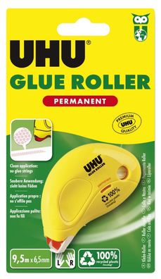 UHU® 50465 Einwegkleberoller DRY & CLEAN - permanent, 8,5 m x 6,5 mm