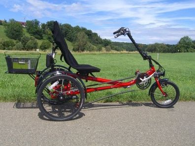 Ebike Sesseldreirad, Elektro Liegedreirad, Elektrofahrrad Liegerad, Elektro Dreirad F