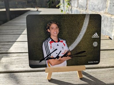 Annike Krahn - DFB Autogrammkarte signiert