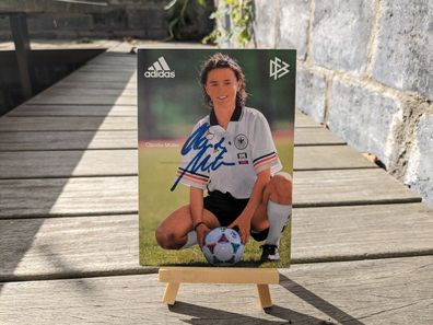 Claudia Müller - DFB Autogrammkarte signiert