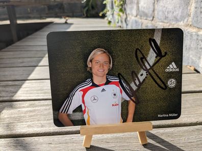 Martina Müller - DFB Autogrammkarte signiert