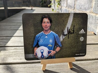 Maren Meinert - DFB Autogrammkarte signiert