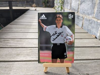 Tina Wunderlich - DFB Autogrammkarte signiert