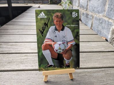 Kerstin Stegemann - DFB Autogrammkarte signiert
