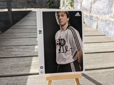 Bernd Schneider - DFB Autogrammkarte signiert