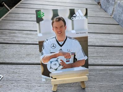 Jens Nowotny - DFB Autogrammkarte unsigniert / blanko