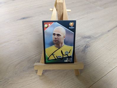 Teddy Lucic Schweden EM 2004 Panini Sticker signiert