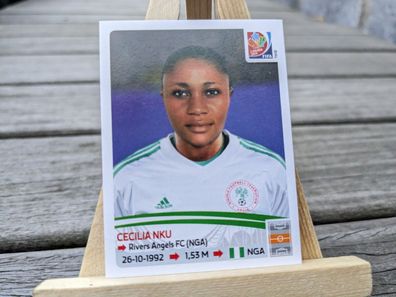PANINI # 319 Cecilia Nku - WM 2015 World Cup Women Canada Sticker
