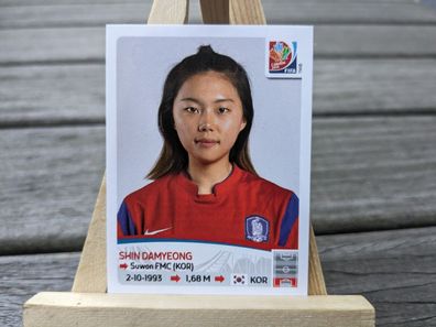 PANINI # 350 Shin Damyeong - WM 2015 World Cup Women Canada Sticker