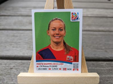 PANINI # 143 Marita Skammelsrud Lund - WM 2015 World Cup Women Canada Sticker