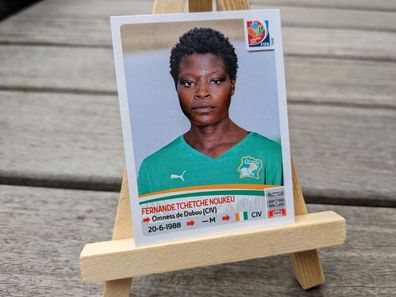 PANINI # 125 Fernande Tchetche Noukeu - WM 2015 World Cup Women Canada Sticker