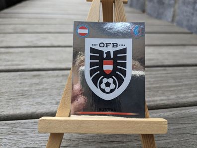 PANINI # 52 Austria Wappen / Badge - EM 2022 UEFA WOMENS EURO England