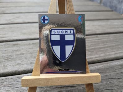 PANINI # 178 Finland Wappen / Badge - EM 2022 UEFA WOMENS EURO England