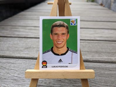 Panini # 274 Lukas Podolski - FIFA WM 2010 SOUTH AFRIKA Sticker DFB Deutschland
