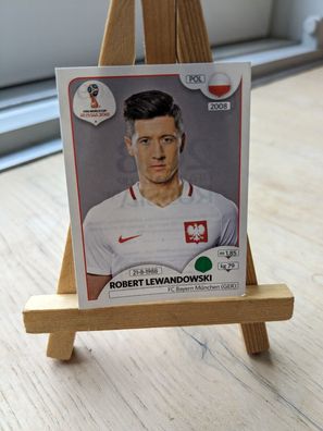 Panini WM 2018 Sticker Nr. 609 Robert Lewandowski