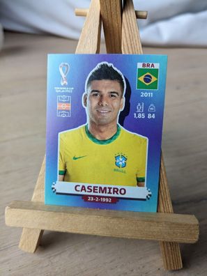 PANINI # BRA 10 Casemiro - WM 2022 Sticker BRAZIL