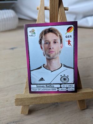 PANINI # 237 Simon Rolfes - EM 2012 Deutschland DFB - Lila