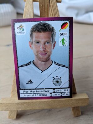 PANINI # 233 Per Mertesacker - EM 2012 Deutschland DFB - Lila