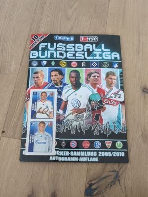 Topps Bundesliga 2009/2010 Sammelalbum Album komplett complete Podolski Klose