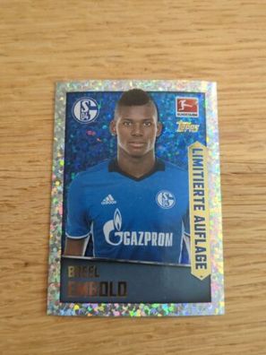 TOPPS Bundesliga 2016 2017 - Nr. 375 - Breel Embolo Limitierte Auflage - ES
