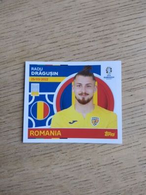 Topps Euro EM 2024 Sticker ROM 6 - Dragusin - Einzelsticker
