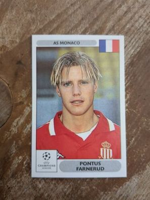 Panini CL 2000 2001 - Farnerud AS Monaco Nr. 165 - Champions League UCL