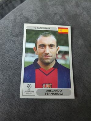 Panini CL 2000 2001 - Fernandez FC Barcelona Nr. 290 - Champions League UCL