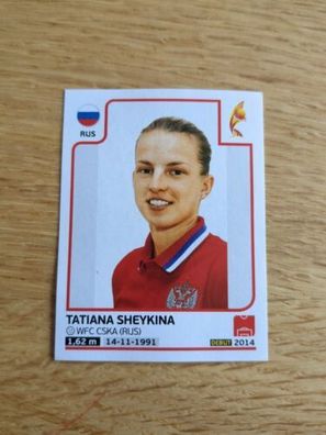 Panini Fußball EM 2017 UEFA Women´s Euro Nr. 163 - Sheykina RUSSIA