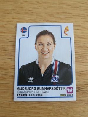 Panini Fußball EM 2017 UEFA Women´s Euro Nr. 197 - Gunnarsdottir Iceland