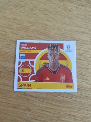Topps Euro EM 2024 Sticker ESP 15 - Williams - Einzelsticker