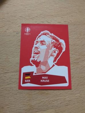 Panini Sticker Fußball EM Euro 2016 - KRUSE - Coca Cola DFB Deutschland