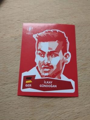 Panini Sticker Fußball EM Euro 2016 - Gündogan - Coca Cola DFB Deutschland