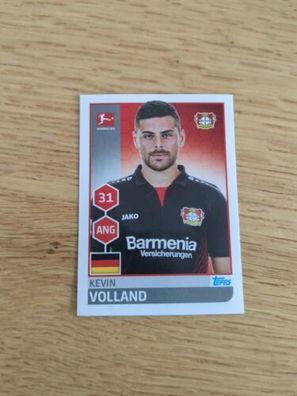 TOPPS Fußball Bundesliga 2017/2018 - Sticker Nr. 182 - Volland - Leverkusen