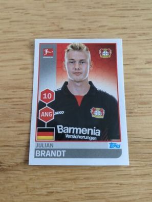 TOPPS Fußball Bundesliga 2017/2018 - Sticker Nr. 183 - BRANDT - Leverkusen