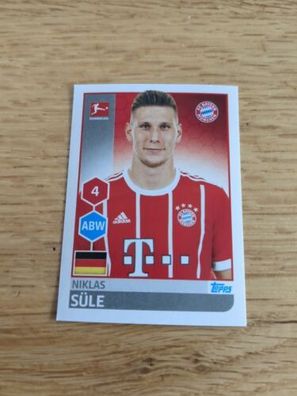 TOPPS Fußball Bundesliga 2017/2018 - Sticker Nr. 215 - SÜLE - Bayern München