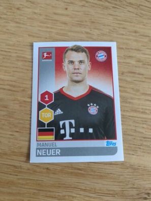TOPPS Fußball Bundesliga 2017/2018 - Sticker Nr. 214 - NEUER - Bayern München