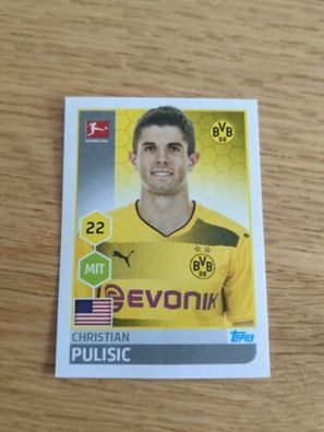 TOPPS Fußball Bundesliga 2017/2018 - Sticker Nr. 58 - Pulisic - BVB Dortmund