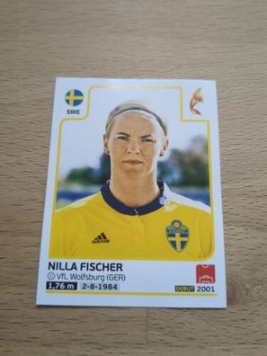 Panini Fußball EM 2017 UEFA Women´s Euro Nr. 123 - Fischer SWEDEN