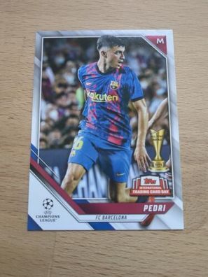 Pedri Topps Champions League Soccer All Star Rookie RC Barcelona UCL