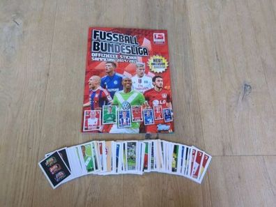 Topps Bundesliga 2014 / 2015 - Komplettset Set + Leeralbum