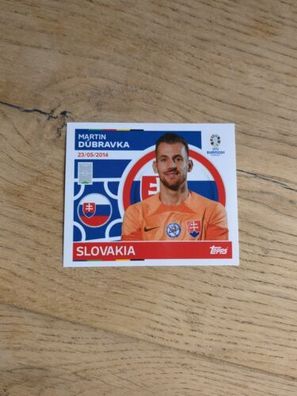 Topps Euro EM 2024 Sticker SVK 4 - Dubravka - Einzelsticker