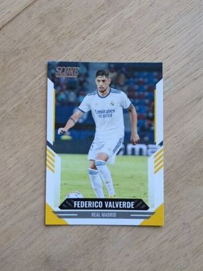 PANINI SCORE Soccer 2021/22 CARD #112 Valverde Real Madrid