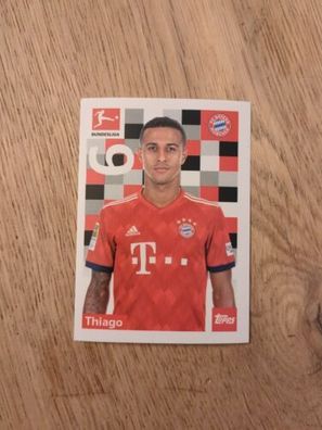 TOPPS Bundesliga 2018/2019 - Sticker 207 - Thiago - Bayern München